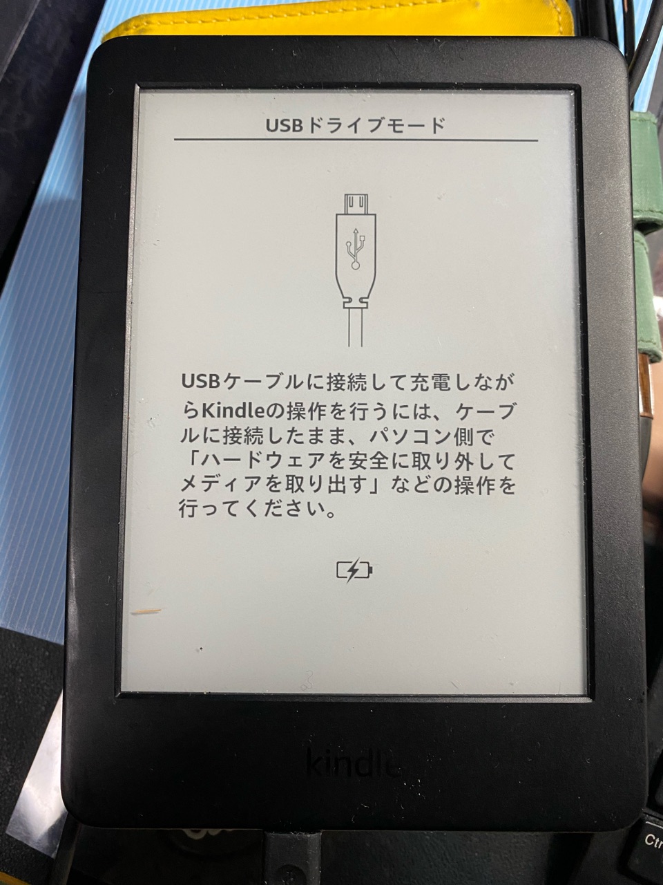 Kindleが電源 マーク画面になってうんともすんともいわなくなった話 Fatmount S Story