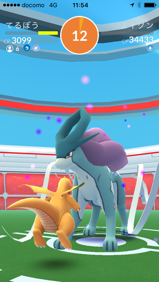 悲しみのスイクン2連戦 6人討伐 ポケモンgo ポケストップを求めて 千葉県