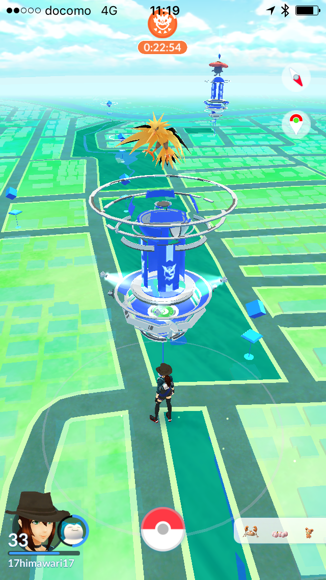 伝説のレイドサンダー必要人数を調査してきました ポケモンgo ポケストップを求めて 千葉県