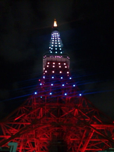 嵐カラーの東京タワー 葵日記 嵐カラーの東京タワー 葵日記