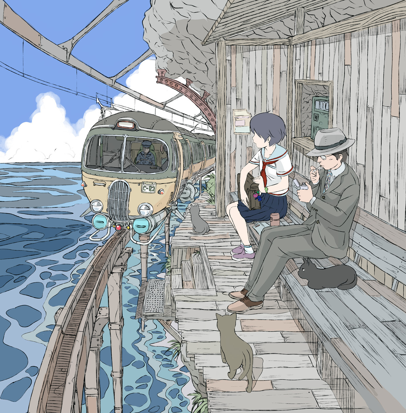 海沿いモノレール S K式