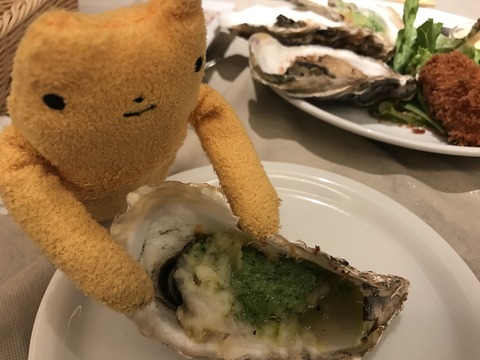 フモフモさん　お散歩ブログ　オイスターバー　牡蠣