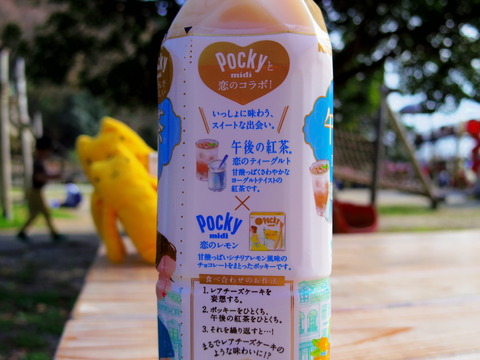 フモフモさん お散歩ブログ 午後の紅茶×ポッキー