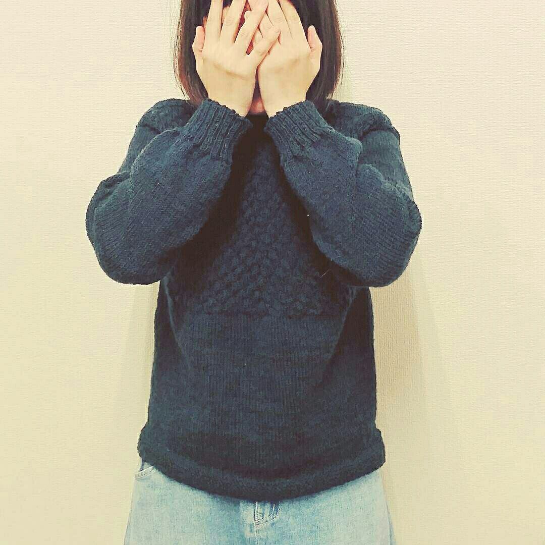 三國万里子さんの編み物修学旅行から白いガンジーセーターを Aoikeitoのblog 三國万里子さんの編み物修学旅行から白いガンジーセーターを Aoikeitoのblog