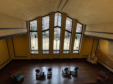 吹き抜けからの風景