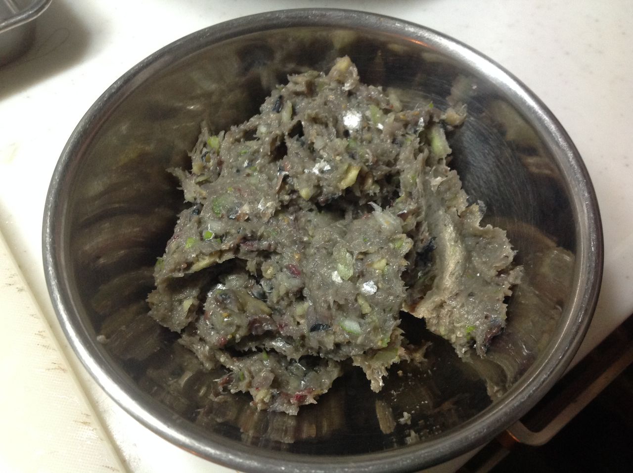 サッパのつみれ鍋 釣明 お手軽陸っぱり釣り お手軽魚料理 サッパのつみれ鍋 釣明 お手軽陸っぱり釣り お手軽魚料理