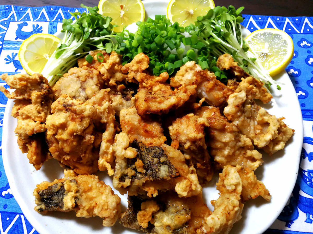 おうちご飯 真カスベと真ダラの唐揚げおろしポン酢 青木葉 Eatful Life おうちご飯 真カスベと真ダラの唐揚げおろしポン酢 青木葉 Eatful Life