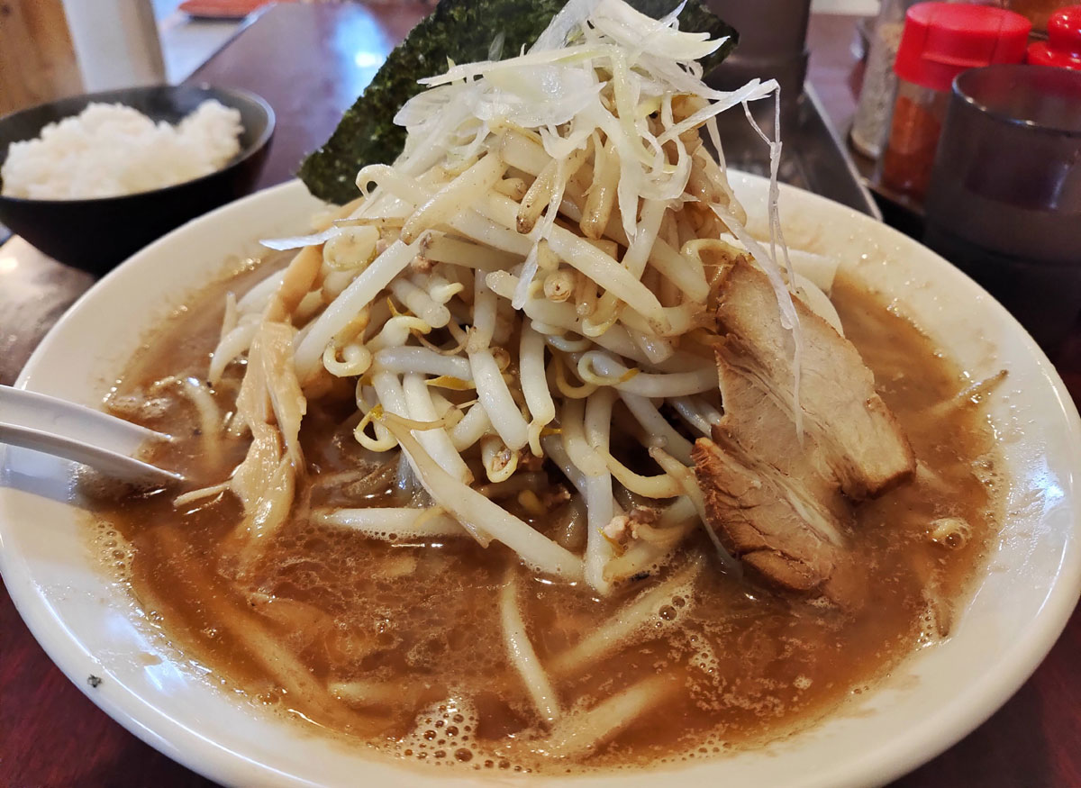 ラーメン ラーメン二代目けけけ 本郷通 焙煎コク味噌 大盛り もやし 青木葉 Eatful Life