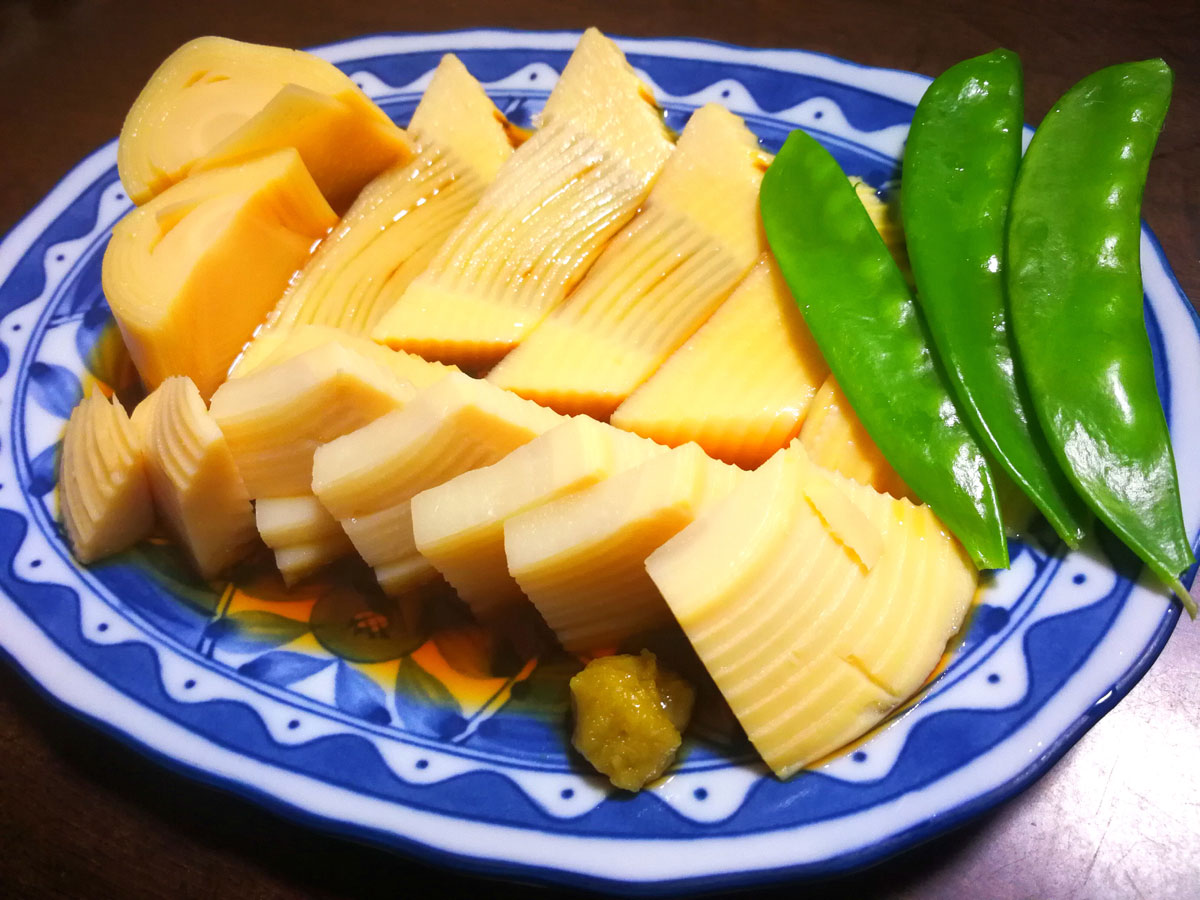 おうちご飯 筍の刺身 鶏と筍の煮物 筍ご飯 青木葉 Eatful Life