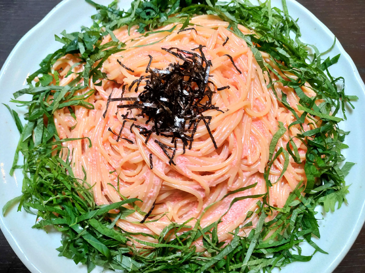 おうちご飯 オヒョウの煮付 明太子スパゲッティ 青木葉 Eatful Life
