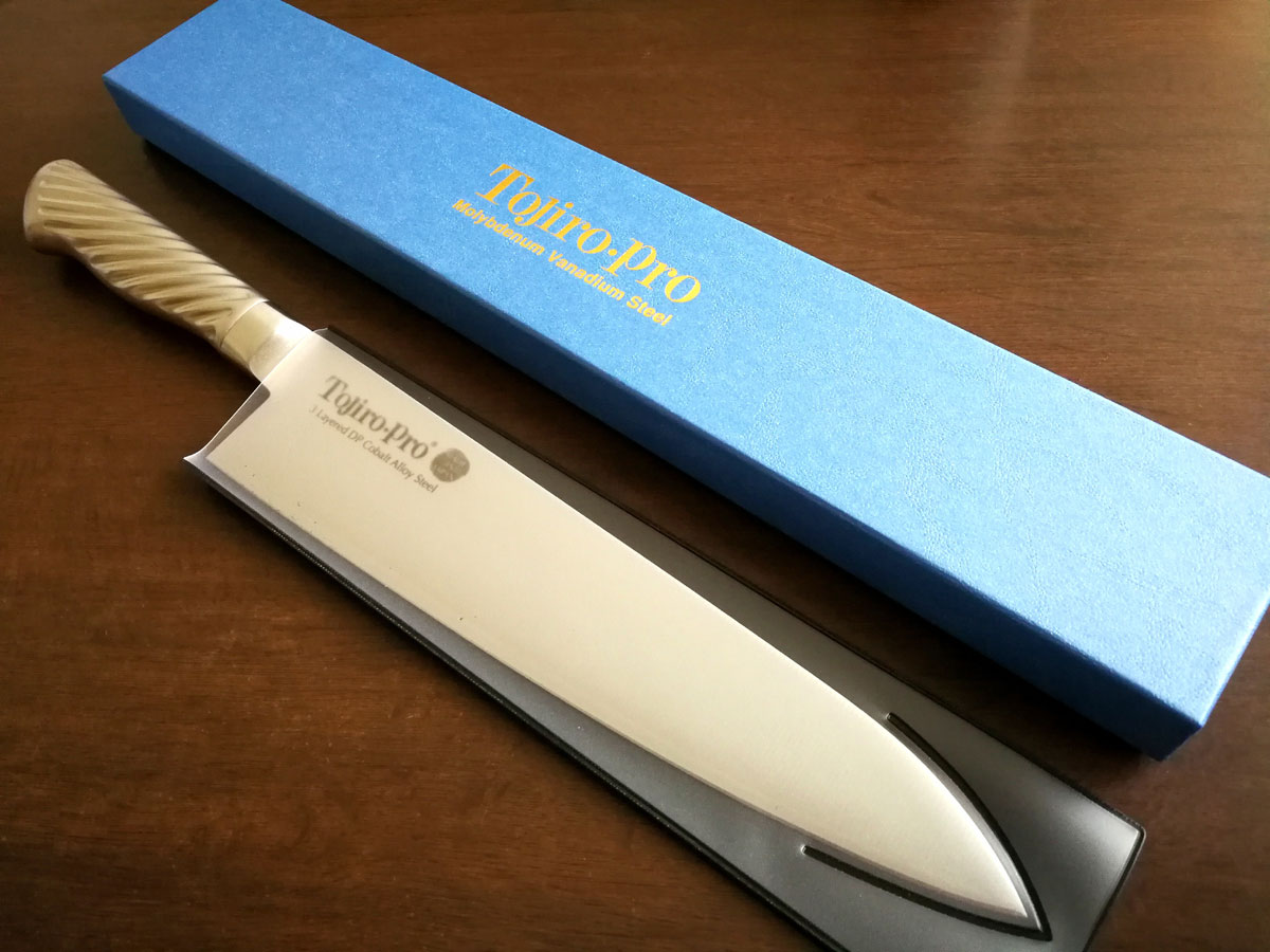 藤次郎オンラインショップ TOJIRO PRO DPコバルト合金鋼割込 牛刀 ...