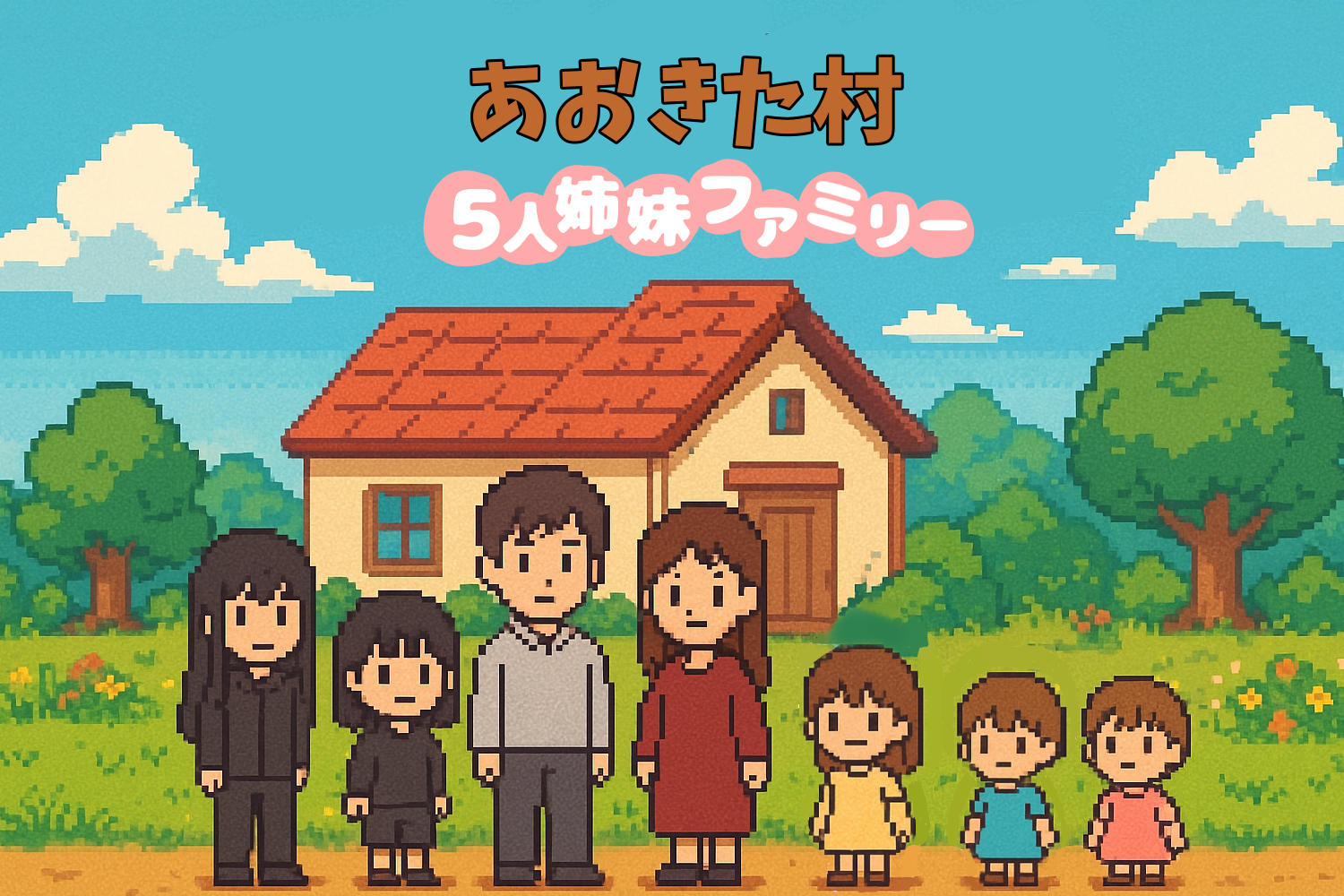 あおとはんぺんと５人姉妹