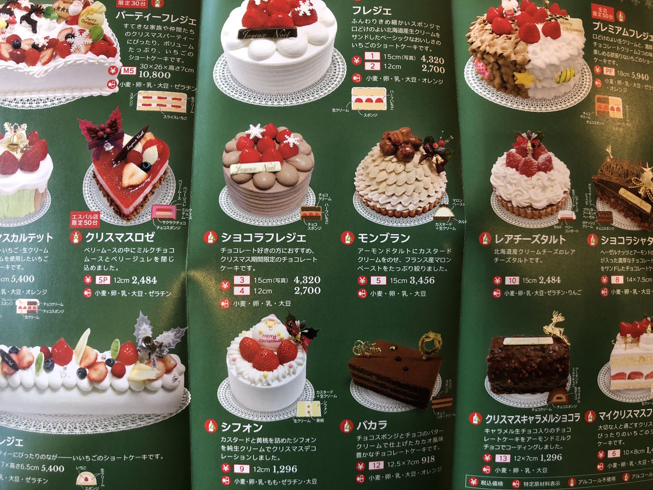 仙台駅で買えるクリスマスケーキを探してみる やや長文 仙台駅 徒歩15分