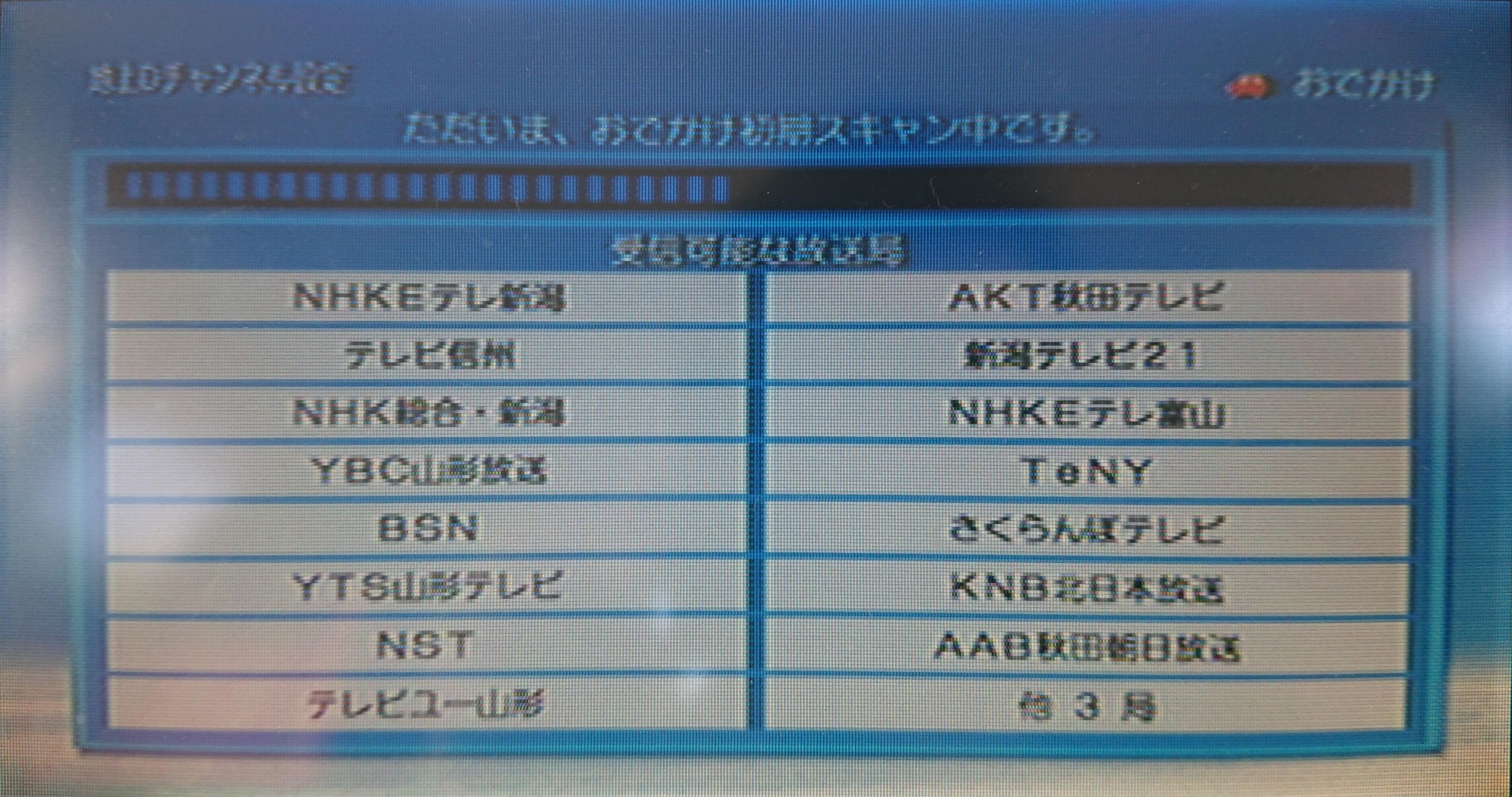 channel scan
