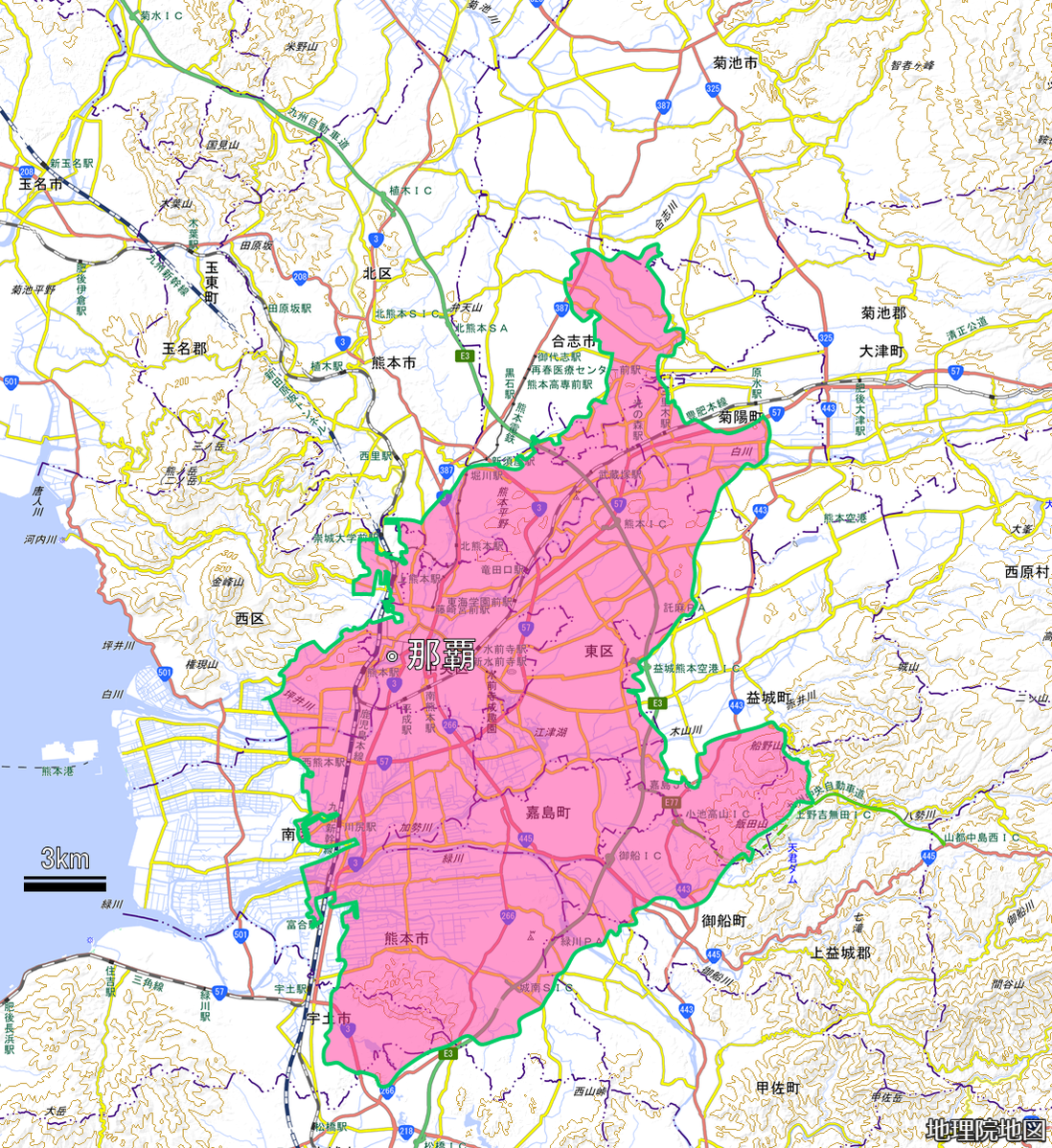 Naha on Kumamoto