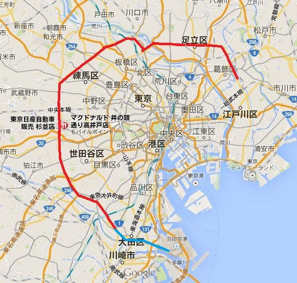交通情報ラジオでよく聞く名前 環八井の頭交差点 交差点コレクション 交通情報ラジオでよく聞く名前 環八井の頭交差点 交差点コレクション