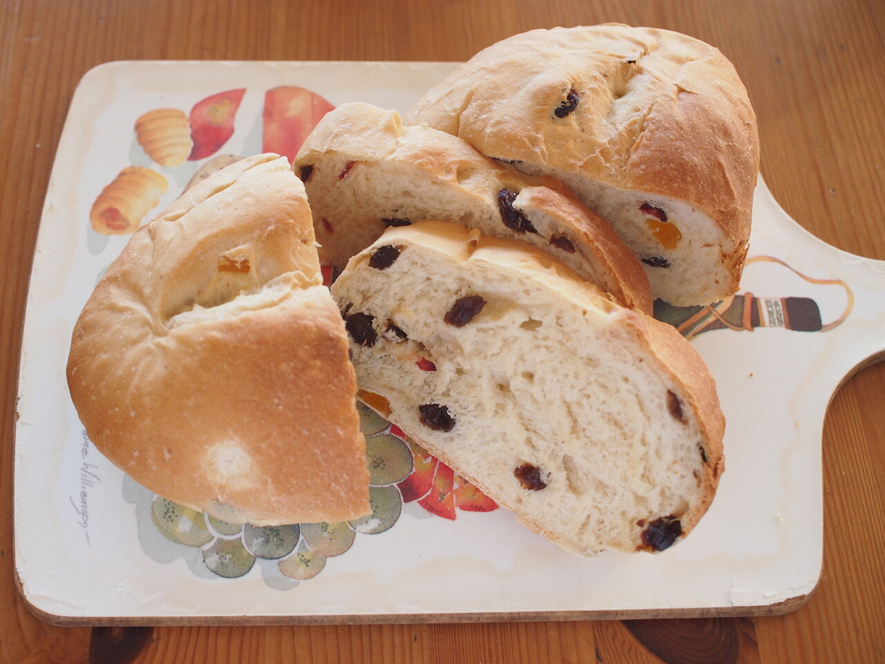 一次発酵までhbにお任せ 薄力粉入りでふんわり食感のぶどうパン 気まぐれキッチン Andante 一次発酵までhbにお任せ 薄力粉入りでふんわり食感のぶどうパン 気まぐれキッチン Andante