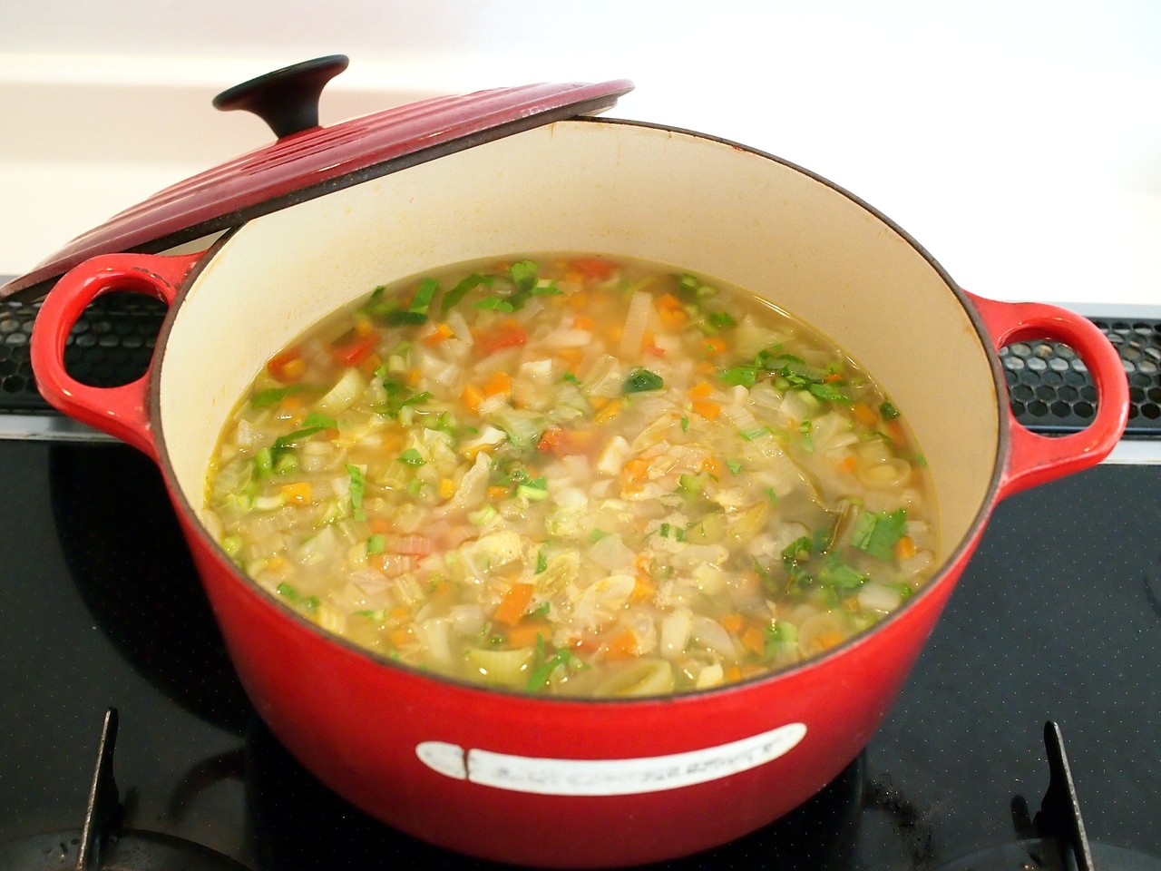 12月 シンプルクリスマスディナー Lessonメニュー ペイザンヌスープ 画像紹介 気まぐれキッチン Andante