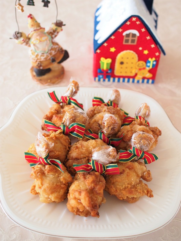 おうちクリスマスに 鶏手羽元のチューリップから揚げ 気まぐれキッチン Andante