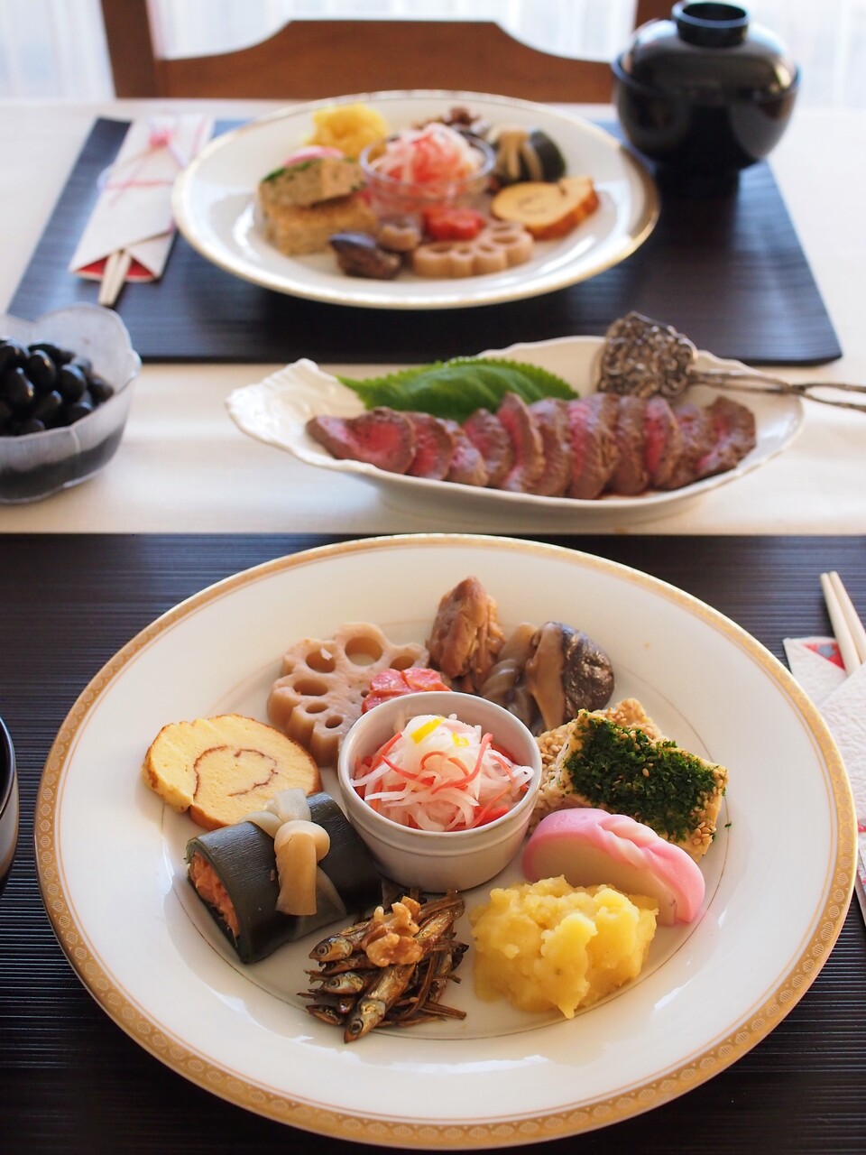 明けましておめでとうございます 今年の元旦の食卓 気まぐれキッチン Andante