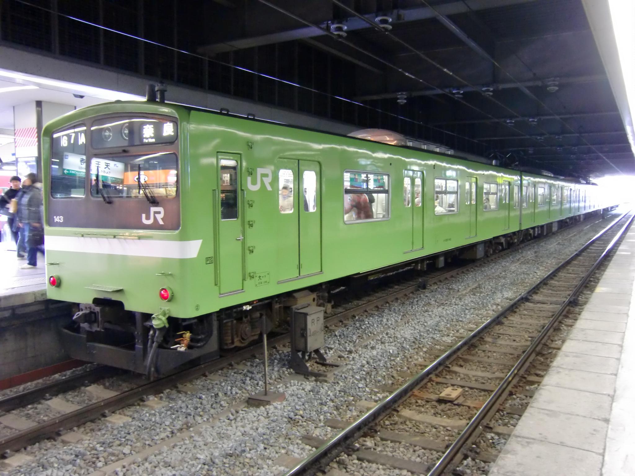 西三 ふり～～～だむ 鉄道記 : [JR西日本] ｢緑｣です。 / 201系 天王寺駅