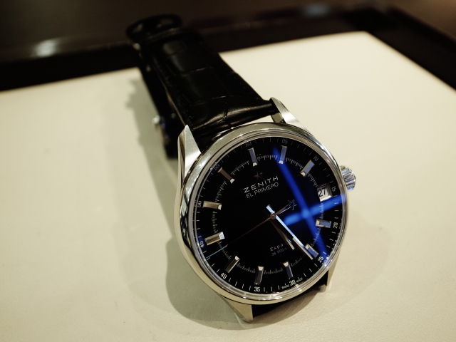 ゼニス ZENITH 純正 21mm レザー アリゲーターベルト