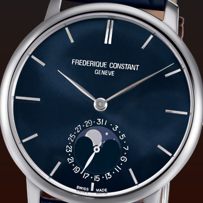フレデリックコンスタント スリムラインムーンフェイズマニュファ