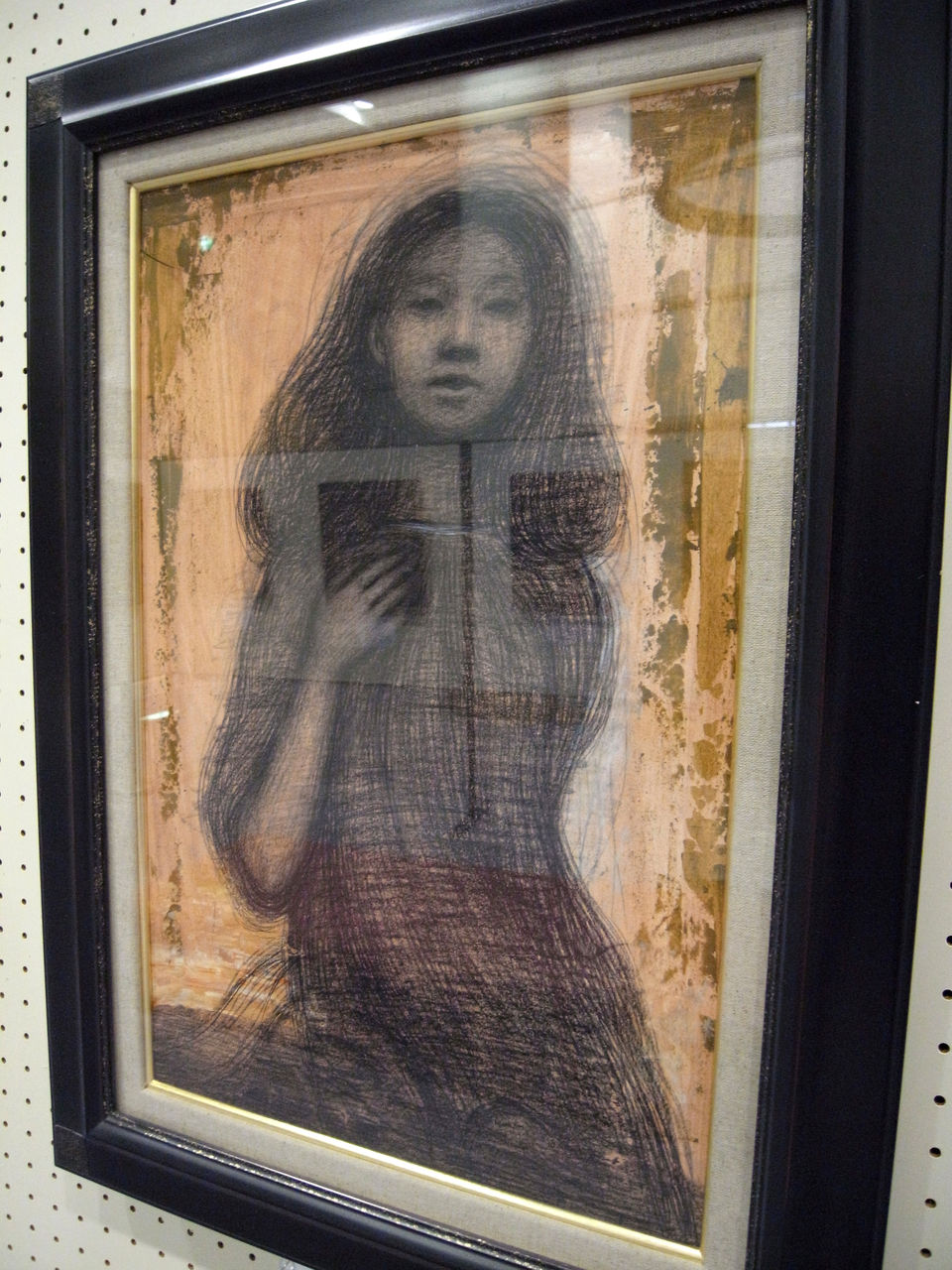 澤田文一 「婚約者」 油彩6号 孤高の天才画家 近年作・「真作」逸品
