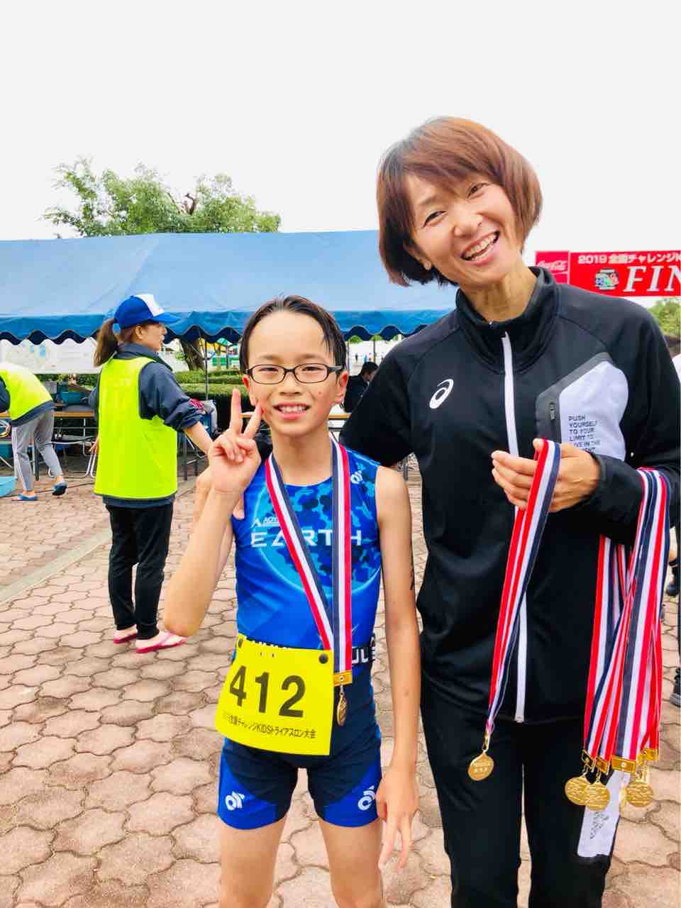 7 7 日 全国チャレンジkidsトライアスロン大会でジュニアエリートの中1 森下翔太くんが中1男子2位 今泉和真くんが小4男子6位 青山 トライアスロン倶楽部キッズ公式ブログ