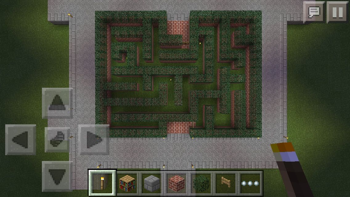 マインクラフトpe建築大好き ボツネタ 生垣迷路 マインクラフトpe建築大好き ボツネタ 生垣迷路