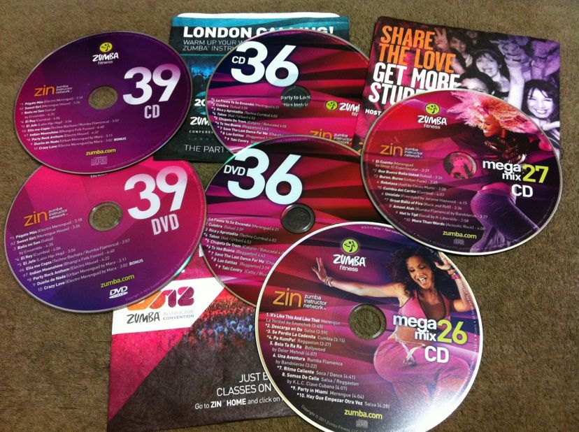 ZUMBA ズンバ DVD CD ZIN MEGAMIX 各種