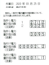 スマ―トメーターへの取替前後のカウント