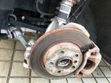 (5)フロント助手席側のアクスル