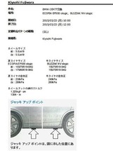 タイヤ交換時のセッティング