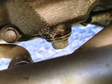 (6)クランクケースドレインボルトにじみ痕