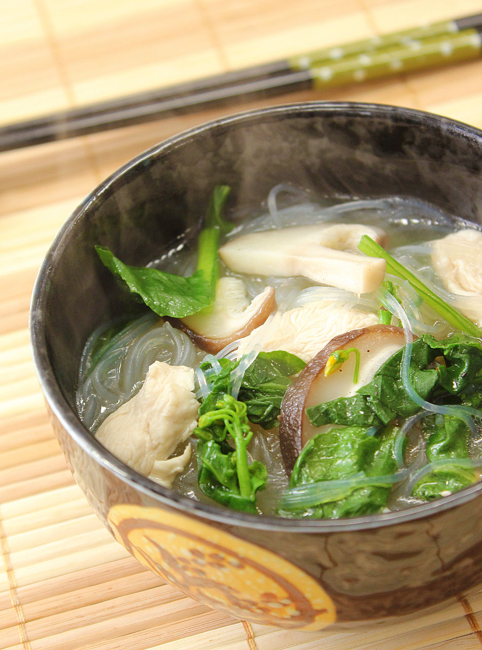 菜の花のはるさめスープ ダイエットにも My Blog Kitchen