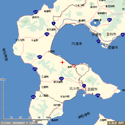 軽石流堆積物の表層崩壊