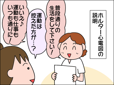 心臓が震える ホルター心電図 絵日記でございます Powered By ライブドアブログ