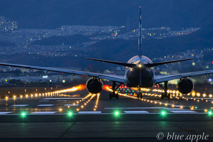 伊丹空港飛行機撮影再挑戦-3 : blue.appleのblog