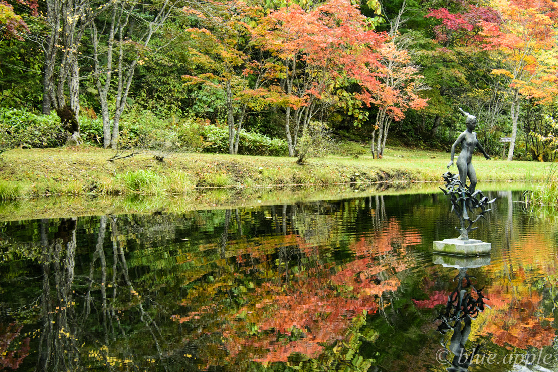 北海道絶景3 福原山荘 然別湖の紅葉 Blue Appleのblog
