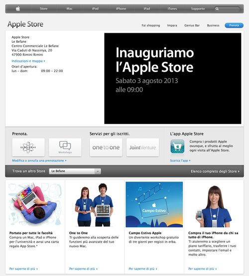 Apple Store - Le Befane (20130731)