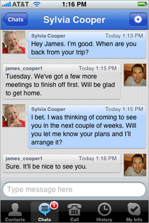 Skype for iPhone Screen Shot 02