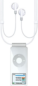 iPod nano Lanyard ヘッドフォン