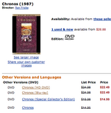 Amazon.com: Chronos: DVD: Ron Fricke