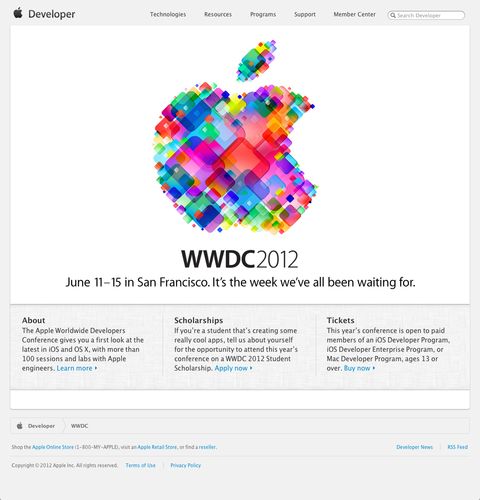 WWDC - Apple Developer (20120425)