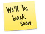 We'll be back soon