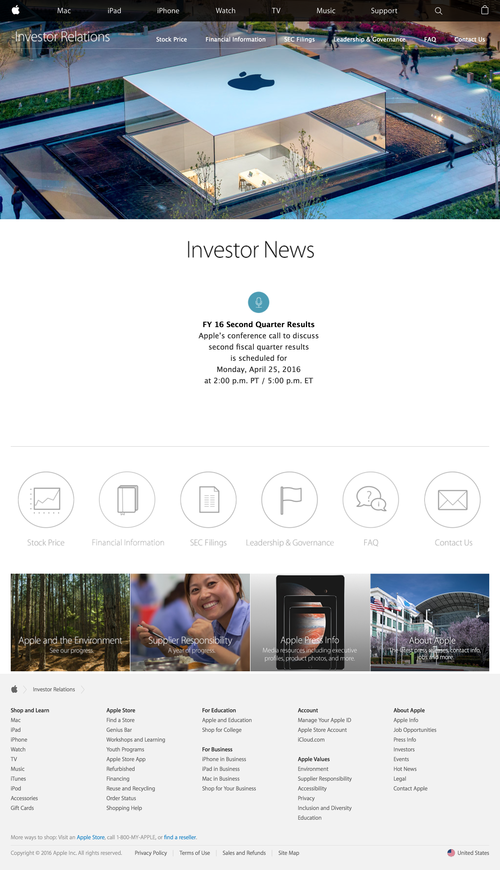 Apple - Investor Relations (20160329)
