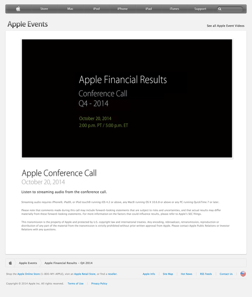 Apple---Apple-Financial-Results---Q4-2014-(20140930)