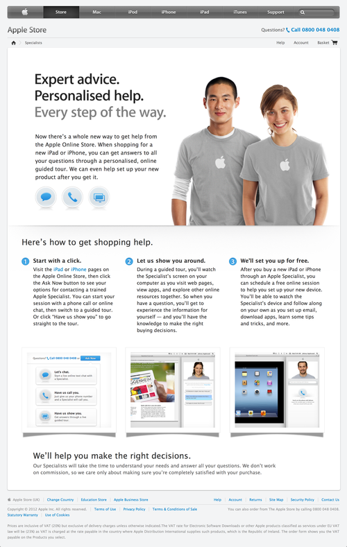 Apple Online Store Specialist - Apple Store (UK) (20120829)