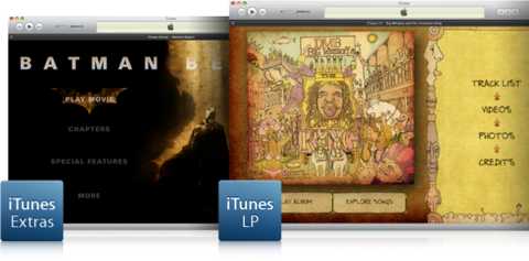  iTunes LP and iTunes Extras
